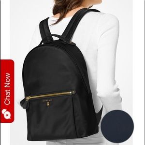 Michael Kors Nylon Kelsey Large Backpack 🎒 Blue
